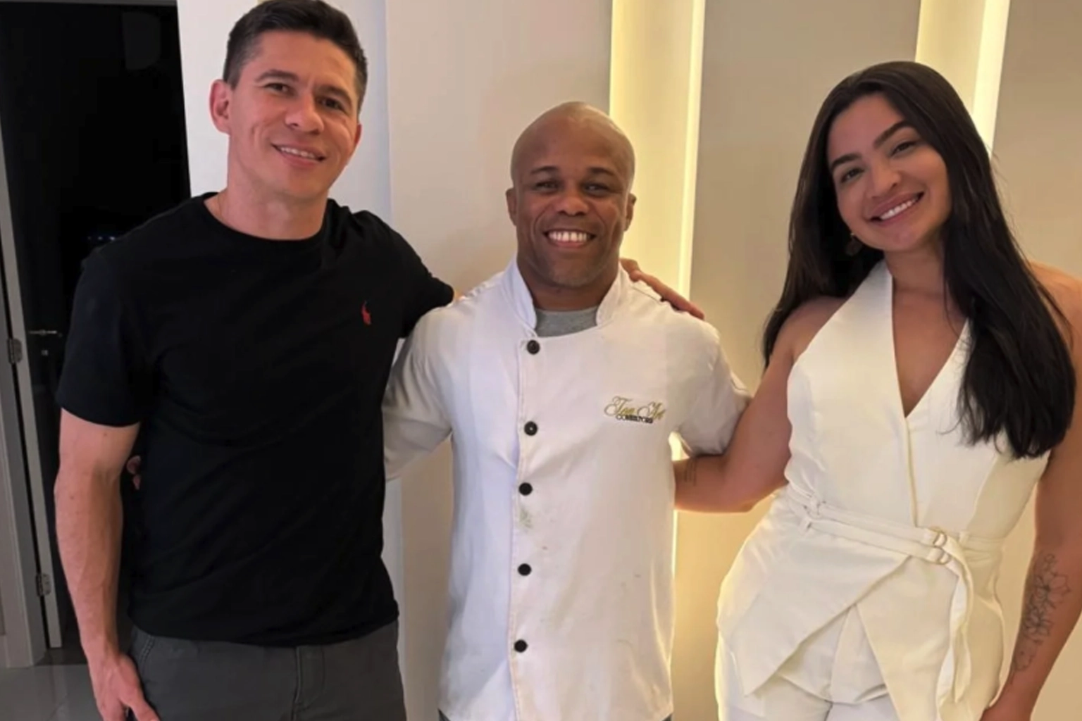 Chef Tom realiza jantar especial para família de Osvaldo do Vitória